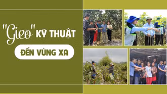 “Gieo” kỹ thuật đến vùng xa