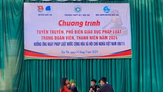 Bắc Hà: Tổ chức tuyên truyền pháp luật theo hình thức sân khấu hóa