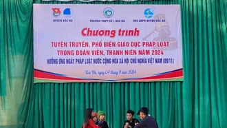 Bắc Hà: Tổ chức tuyên truyền pháp luật theo hình thức sân khấu hóa