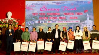 Ấm áp chương trình "Tết yêu thương - nghĩa tình Xuân Bính Ngọ 2026"