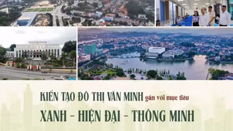 Kiến tạo đô thị văn minh gắn với mục tiêu "xanh - hiện đại - thông minh" 