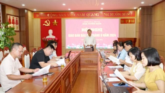 Hội nghị giao ban báo chí tháng 8 năm 2024