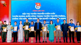 Sôi nổi Hội thi tuyên truyền viên giỏi và tuyên dương điển hình trong tuyên truyền phòng, chống tảo hôn, hôn nhân cận huyết thống