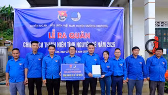 Sôi nổi Chiến dịch "Thanh niên tình nguyện hè" năm 2025 tại Mường Khương