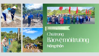 Đông Cuông chú trọng bảo vệ môi trường nông thôn