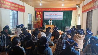 Đối thoại chính sách tại xã Y Tý. (Ảnh: Quỳnh Trang).