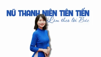 Nữ thanh niên tiên tiến làm theo lời Bác