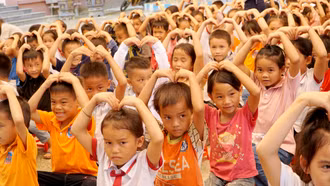 23 học sinh thôn Kho Vàng đến trường an toàn 