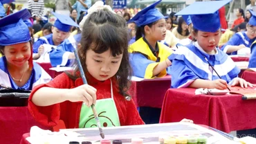 Rộn ràng khai bút đầu xuân Lễ hội Đền Thượng