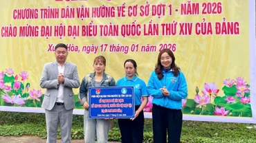 Xã Xuân Hòa tổ chức chương trình dân vận chào mừng Đại hội đại biểu toàn quốc lần thứ XIV của Đảng