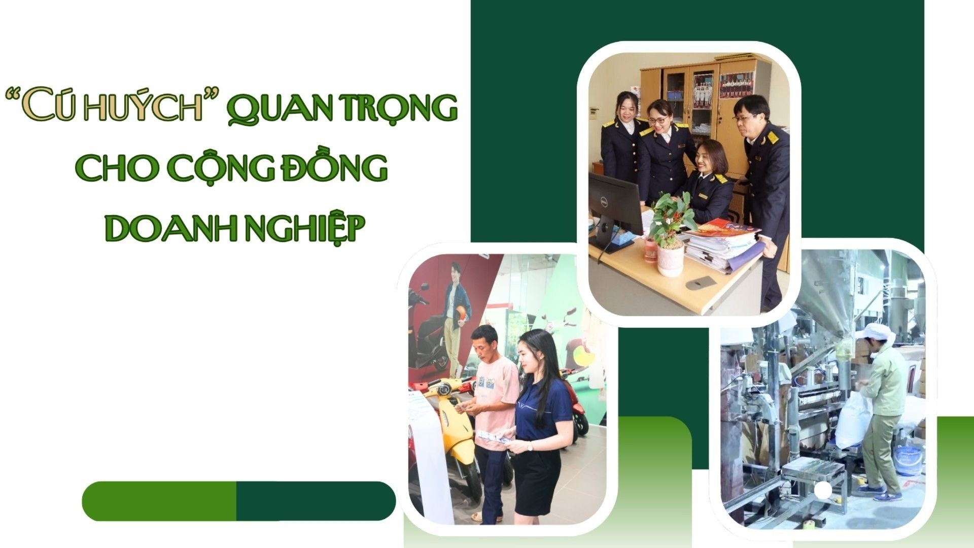 “Cú huých” quan trọng cho cộng đồng doanh nghiệp 