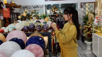 Mỹ nghệ Lục Yên vào vụ tết