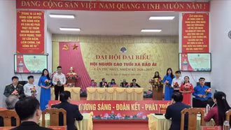 Đại hội điểm Hội Người cao tuổi xã Bảo Ái