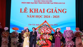 Phân hiệu Đại học Thái Nguyên tại tỉnh Lào Cai khai giảng năm học 2024 - 2025