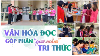 Văn hóa đọc góp phần "gieo mầm" tri thức