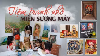 Tiệm tranh nhỏ miền sương mây