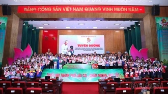 Hội đồng đội thành phố Lào Cai tổ chức thành công Đại hội Cháu ngoan Bác Hồ lần thứ V