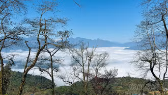 “Săn” mây trên núi Bản Giàng