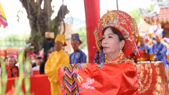 Linh thiêng lễ tế dân gian “Khánh tiệc Đức thánh Mẫu”