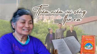 Thêm niềm vui sống từ yêu mến thơ ca