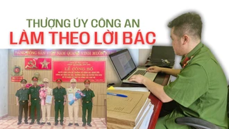 Thượng úy công an làm theo lời Bác