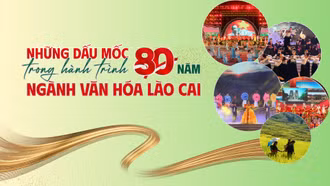 NHỮNG DẤU MỐC TRONG HÀNH TRÌNH 80 NĂM CỦA NGÀNH VĂN HÓA LÀO CAI