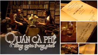Quán cà phê và hàng ngàn trang sách