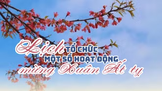 [Infographic] Lịch tổ chức một số hoạt động mừng Xuân Ất tỵ