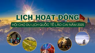 [Infographic] Lịch hoạt động Hội chợ Du lịch quốc tế Lào Cai năm 2025