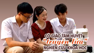 Cô giáo tâm huyết “truyền lửa” nghiên cứu khoa học