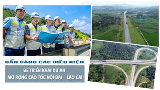 Sẵn sàng các điều kiện để triển khai dự án mở rộng cao tốc Nội Bài - Lào Cai