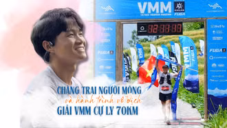 Chàng trai người Mông và hành trình vô địch Giải VMM cự ly 70km