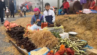 Thảo dược quý tại chợ vùng cao
