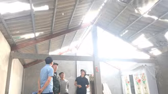 Gần 400 nhà dân tại xã Trạm Tấu bị thiệt hại do dông lốc