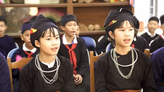 Giữ hồn then - khắp cọi trong trường học Mường Lai