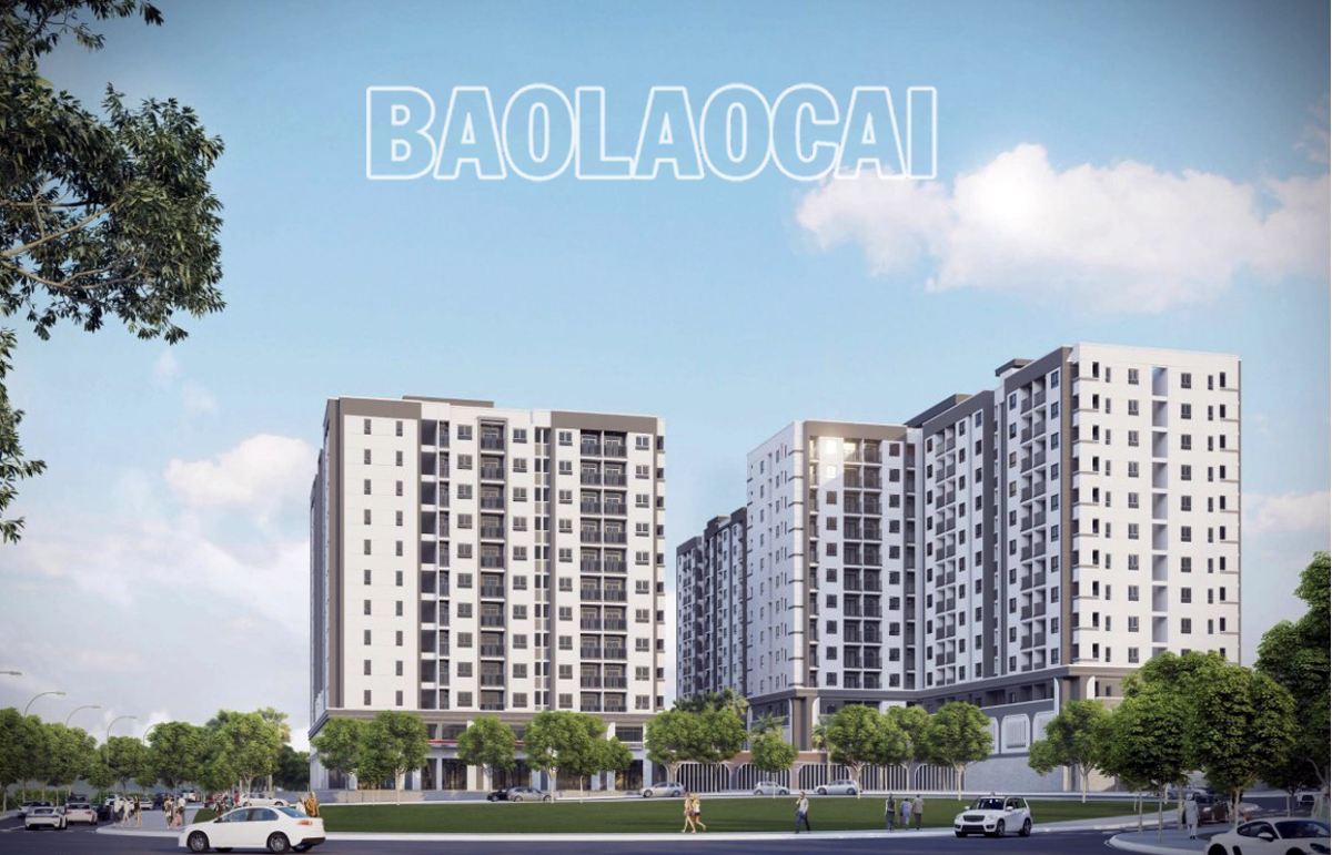 Phối cảnh Dự án Nhà ở xã hội khu bờ tả sông Hồng sau khi hoàn thành xây dựng. P1.jpg