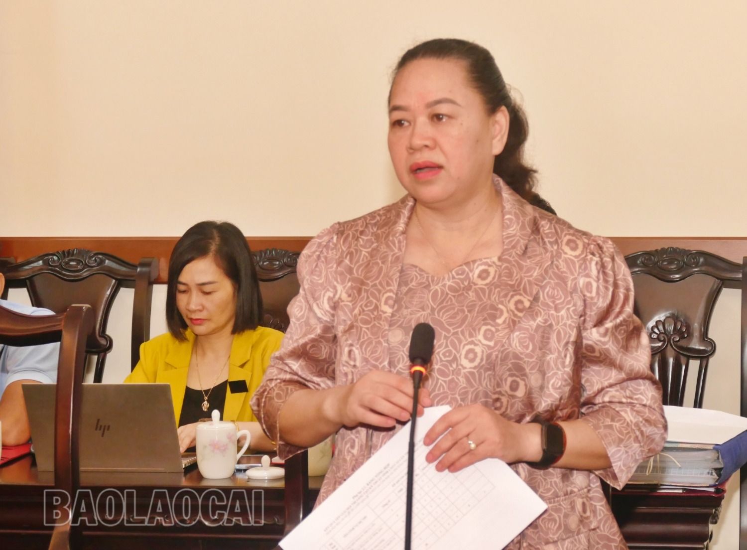 Đại biểu Sở Y tế góp ý. st3.jpg