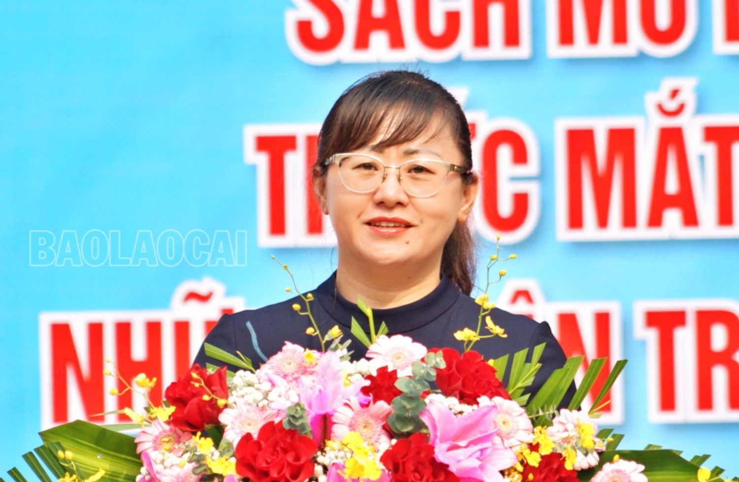 Đồng chí Giàng Thị Dung phát động Ngày sách và Văn hóa đọc lần thứ III năm 2024, Cuộc thi Đại sứ Văn hóa đọc tỉnh lào Cai năm 2024. s91.JPG