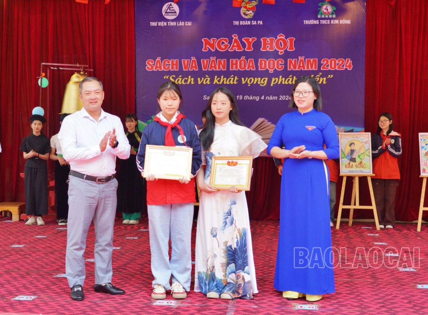 Trao giải cuộc thi vẽ tranh. sp8.JPG