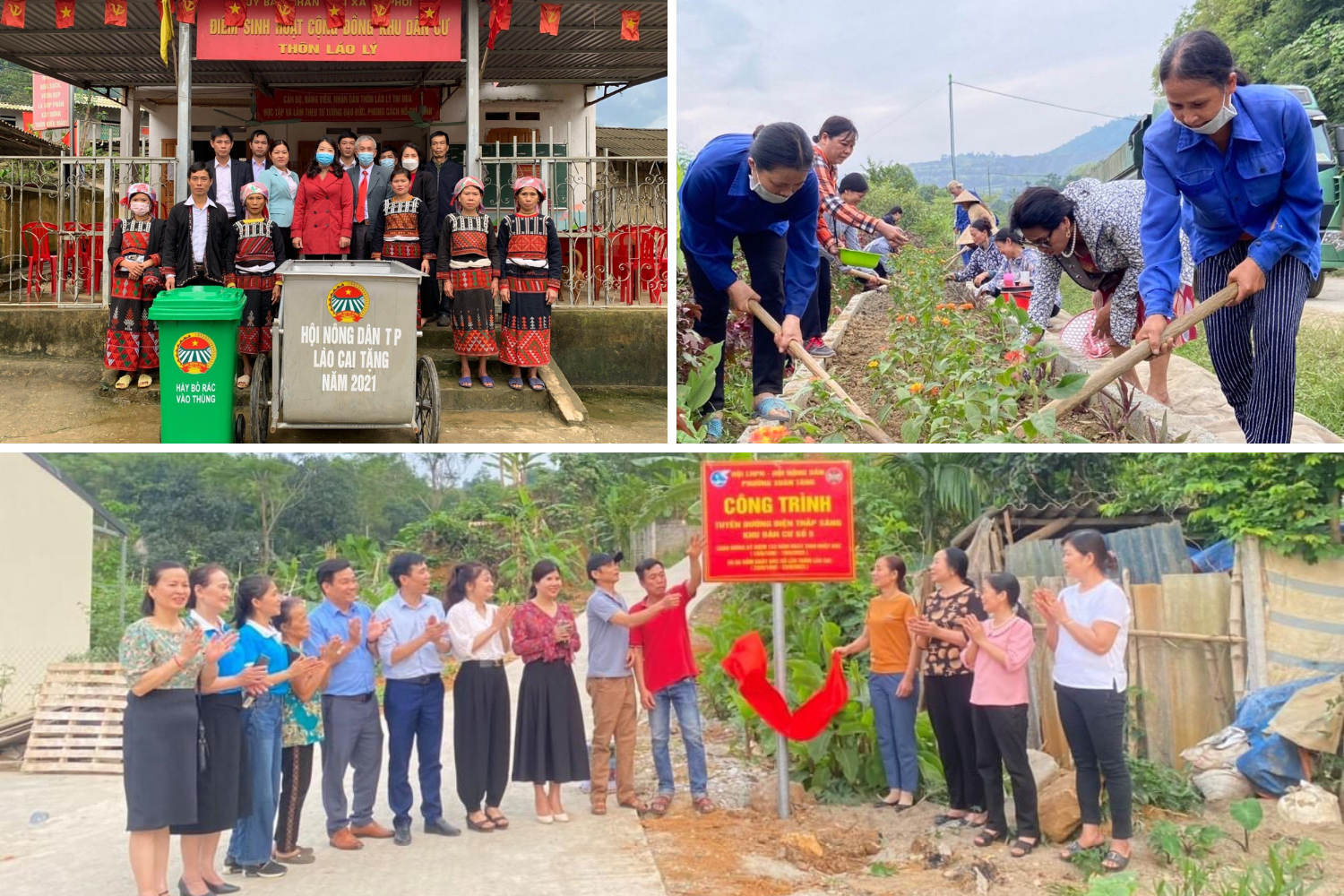 Hội viên Hội Nông dân thành phố Lào Cai chung tay xây dựng nông thôn mới, đô thị văn minh. 4.png