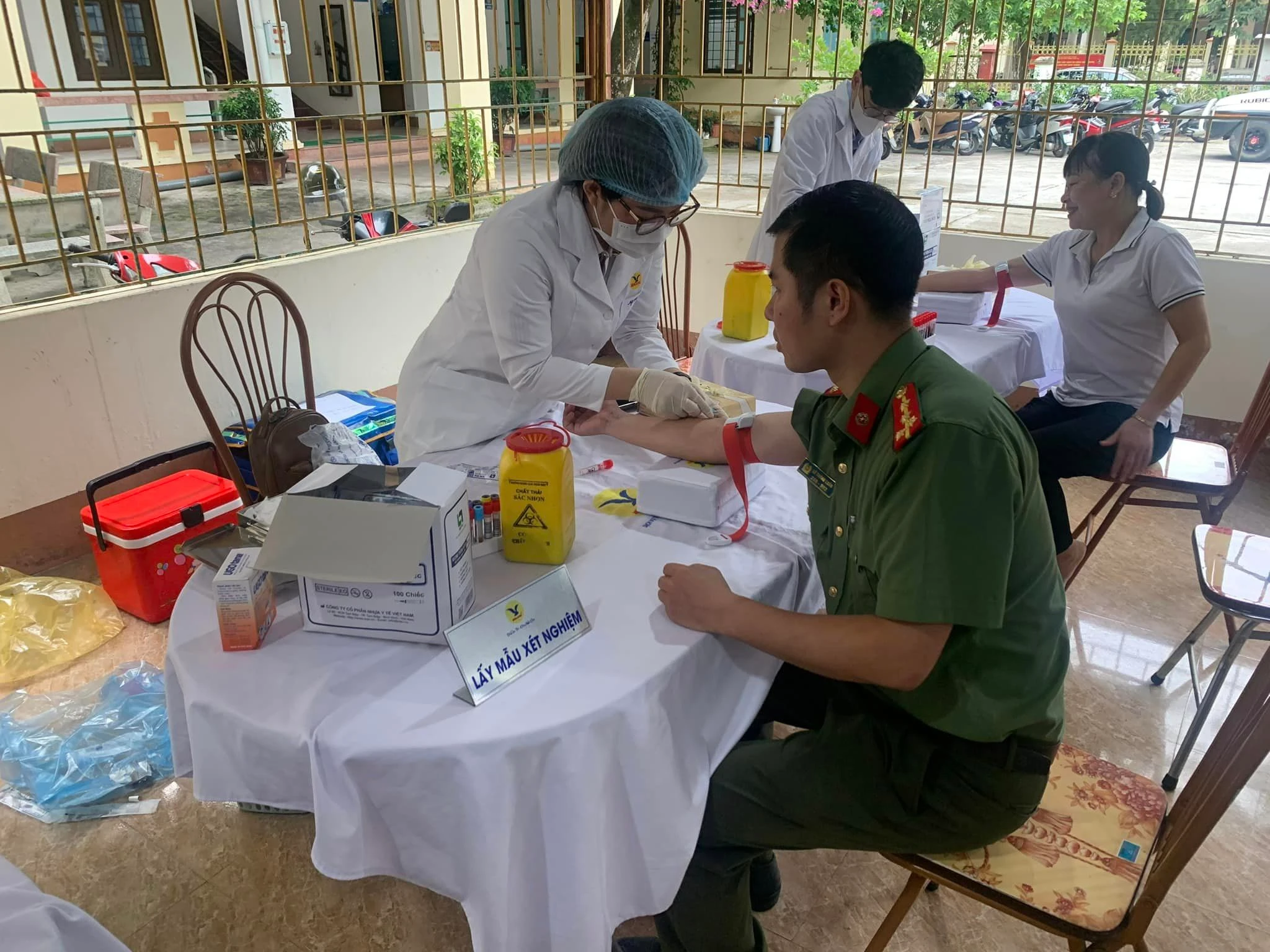 Cán bộ, chiến sĩ toàn lực lượng công an tỉnh sẽ được tư vấn, khám và tầm soát ung thư, đảm bảo sức khỏe, để hoàn thành tốt nhiệm vụ công tác..jpg