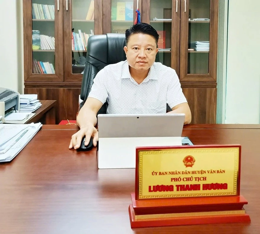 Ông Lương Thanh Hương, Phó Chủ tịch UBND huyện Văn Bàn.