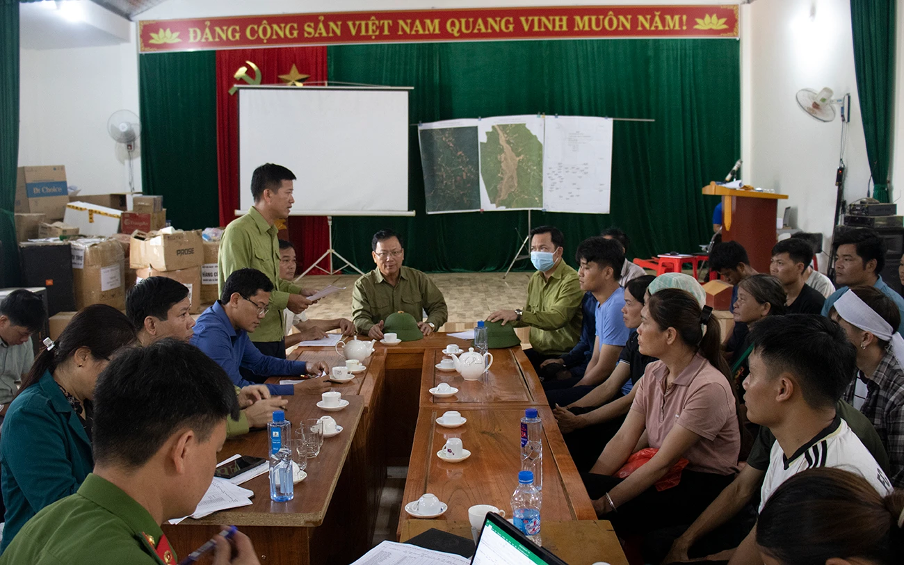 Đồng chí Nguyễn Văn Nhất, Phó chủ tịch UBND huyện Bảo Yên triển khai nội dung rà soát1.jpg