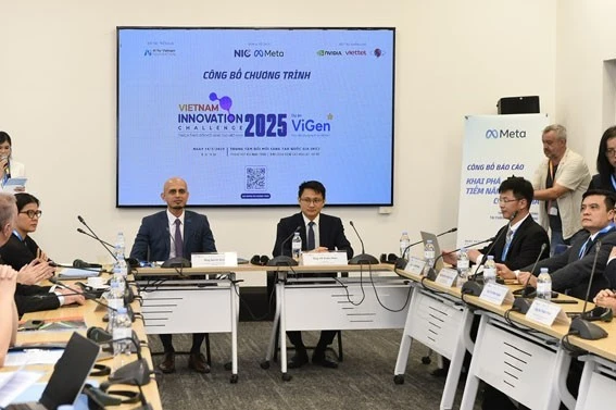 Dự án ViGen khởi nguồn từ hợp tác ba bên, gồm Tập đoàn Meta, Trung tâm Đổi mới sáng tạo Quốc gia (NIC) và tổ chức AIV.