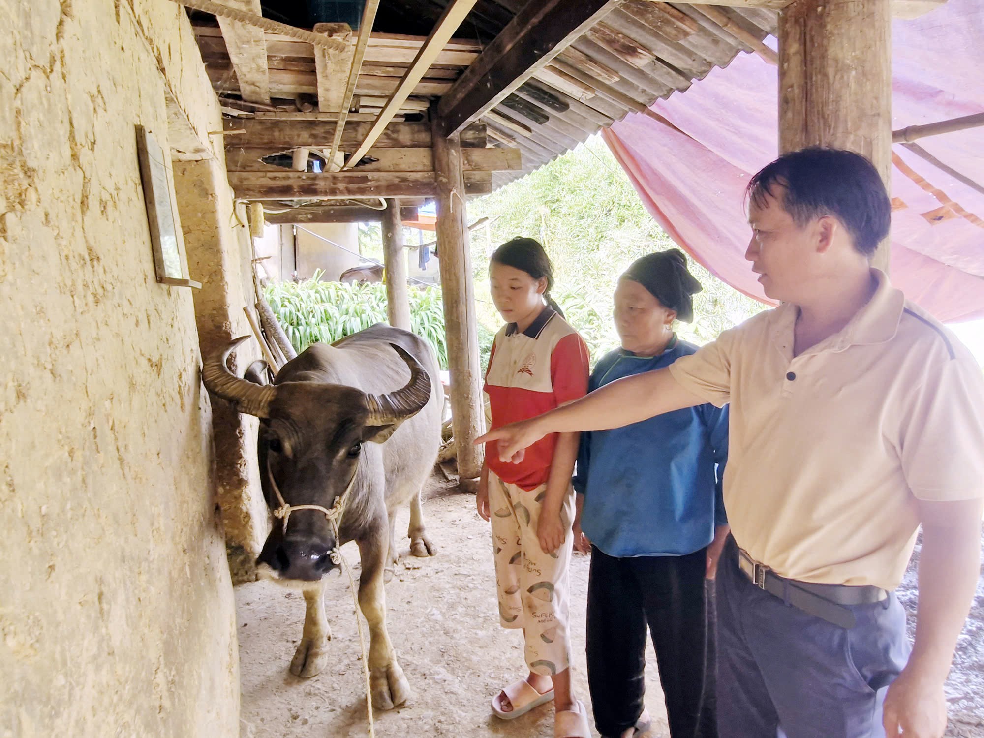 Trưởng thôn Thền Văn Khương vận động bà con chuyển đổi cơ cấu cây trồng, nâng cao thu nhập. 2-11.jpg