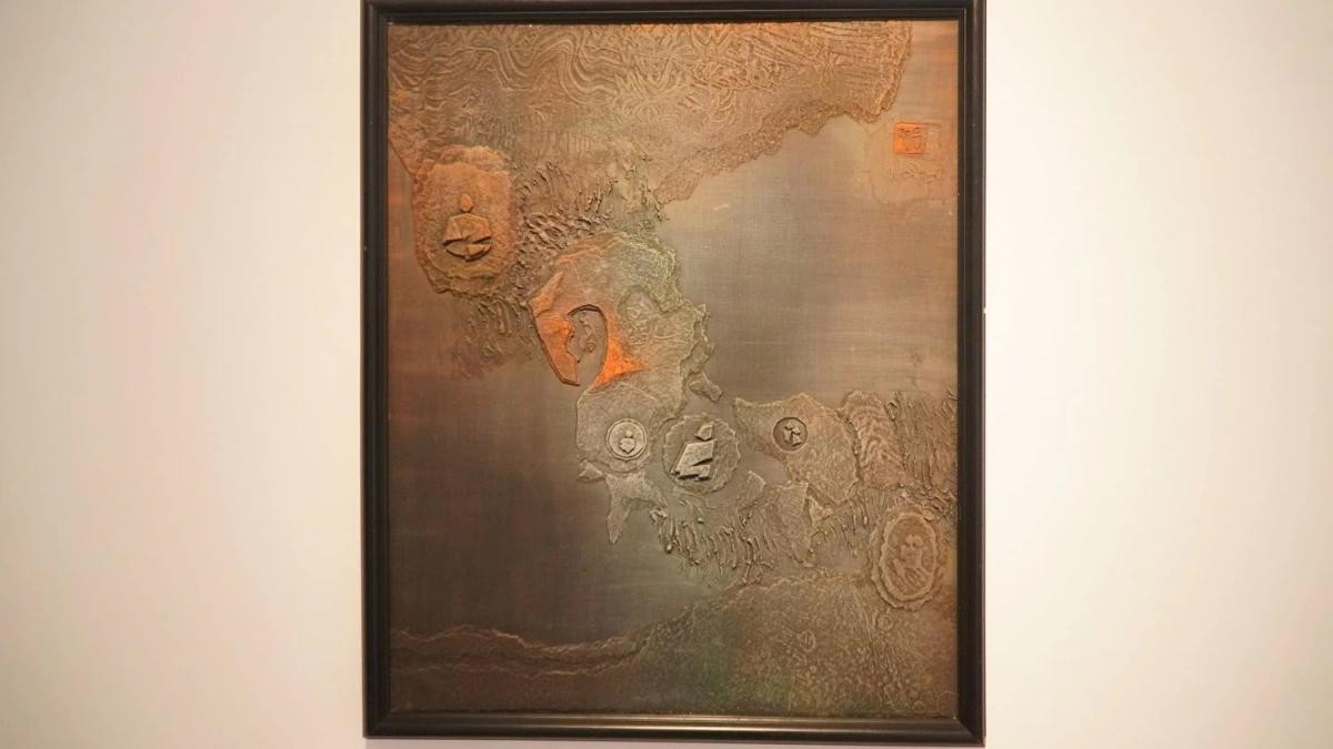 Tác phẩm hội họa với chủ đề về ngựa của cố danh họa Lê Bá Đảng.