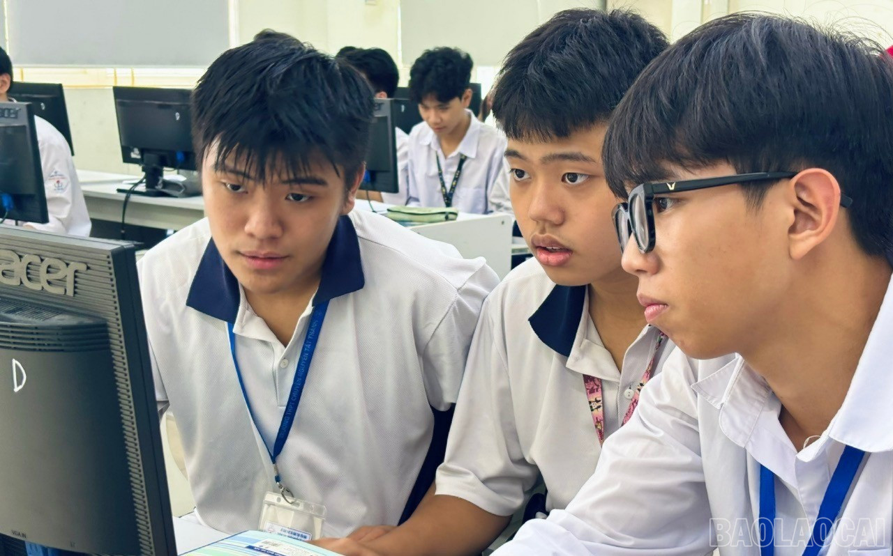 Học sinh được khuyến khích sáng tạo. baolaocai-br_5dbd906e979f1ac1438e.jpg