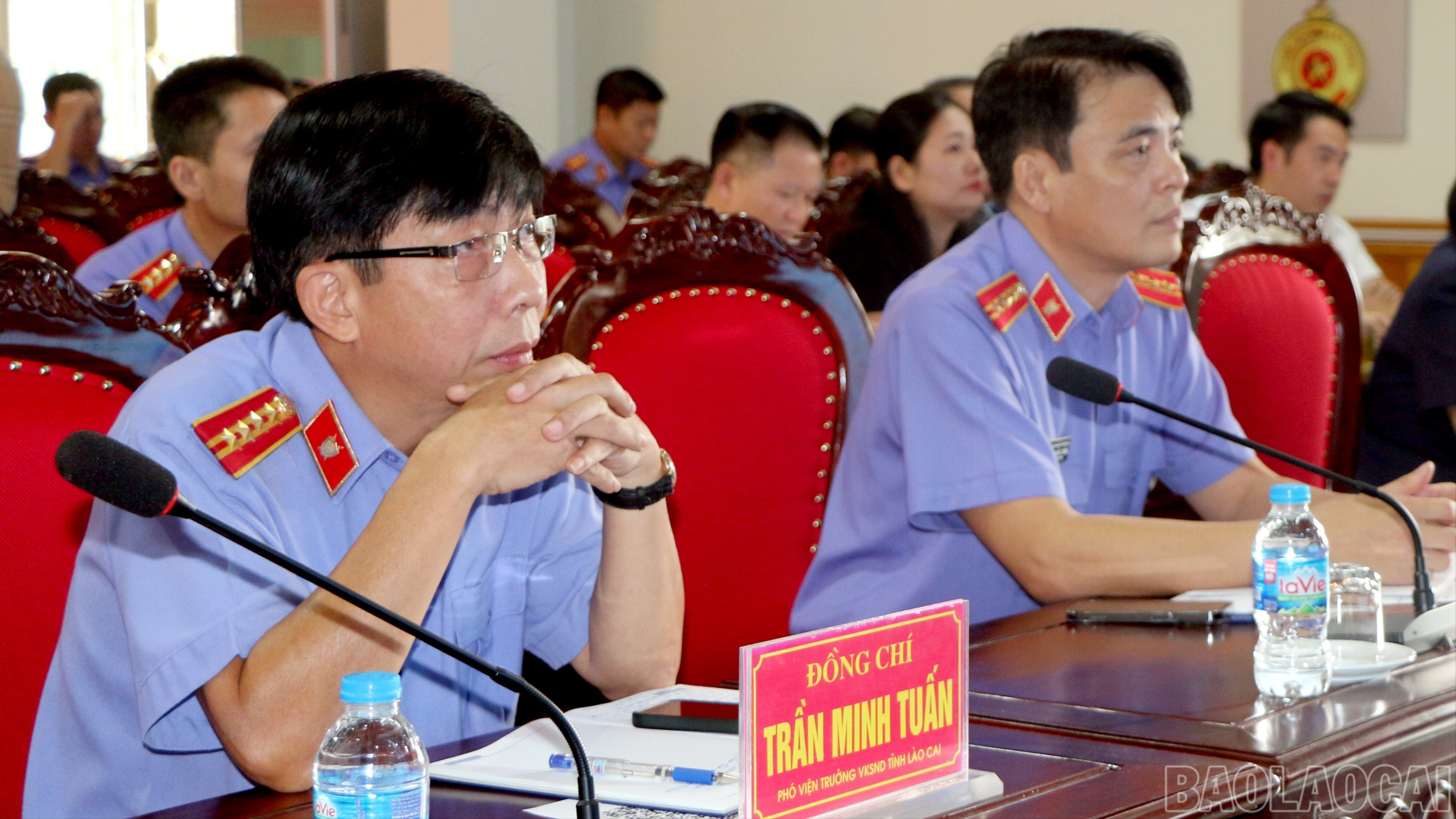 Các đại biểu tham dự sinh hoạt chuyên đề "Đảng viên tiên phong học tập kỹ năng số". baolaocai-br_img-0425.jpg