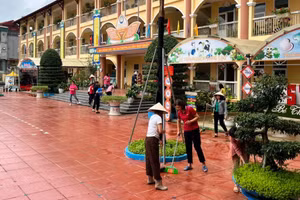 Lào Cai cho học sinh nghỉ học tránh bão số 3