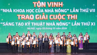 Lào Cai có 2 cá nhân được tôn vinh tại Chương trình “Nhà khoa học của nhà nông”